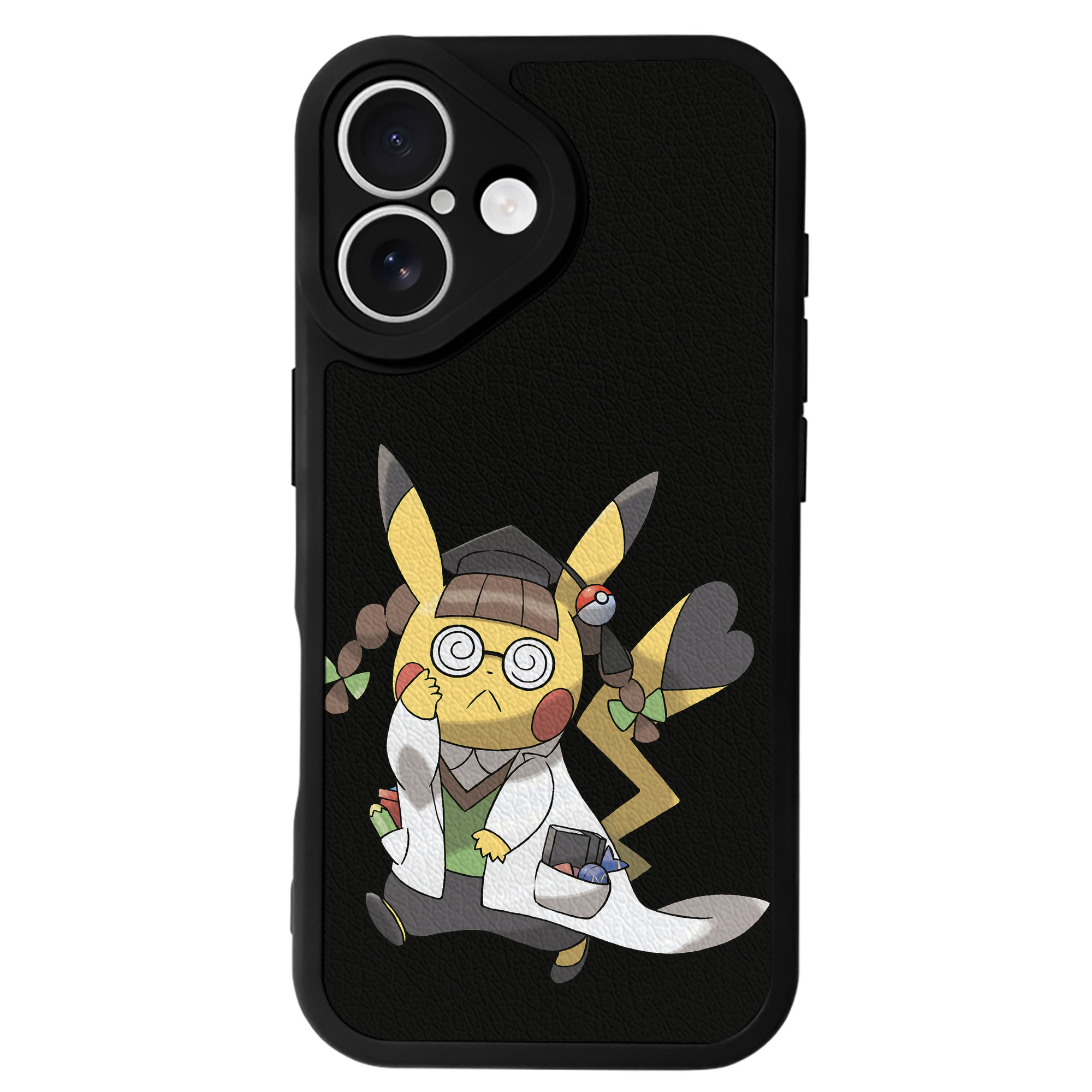（画像用） ポケットモンスター Pokémon 【iPhone 16シリーズ対応】シリコンスマホケース（レザー調） 材質：シリコン